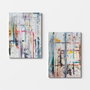 Wallity Lienzo Decorativo Multicolor 2 Piezas 70 x 100 cm